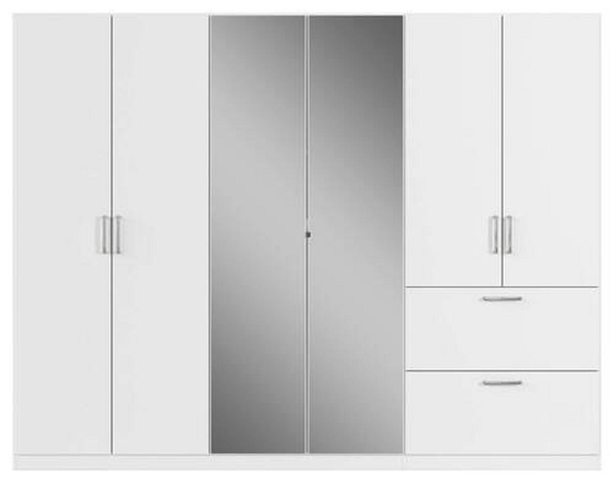 DULAP USI ROTATIVE PADUA - alb, Modern, material pe bază de lemn (271/210/54cm) - Modern Living