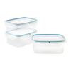 MATBEHÅLLARE SET DIEGO 1,8L - transparent/pastellblå, Klassisk, plast (22,5/17,7/13cm) - Mömax