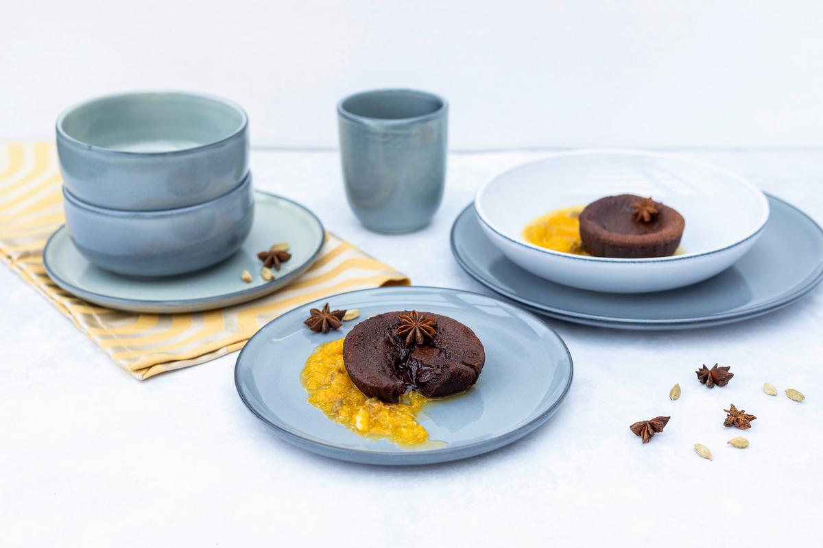 TAFELSERVICE LIVIO - Hellblau, Basics, Keramik - Mäser