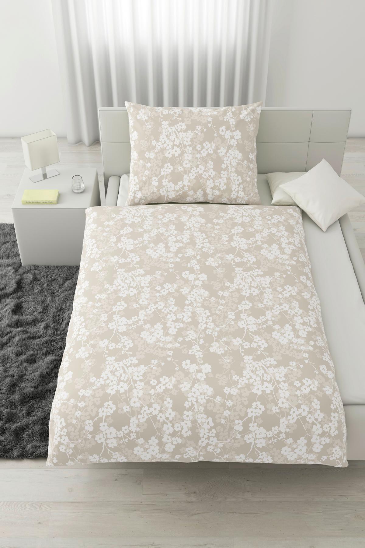 Posteljina Catrin 140x200/60x80cm - bež, Lifestyle, tekstil (140/200cm) - Modern Living