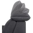 Zweisitzer-Sofa Dunkelgrau - Dunkelgrau/Silberfarben, MODERN, Kunststoff/Textil (186/88-105/103cm) - Modern Living Zweisitzer-Sofa Dunkelgrau - Dunkelgrau/Silberfarben, MODERN, Kunststoff/Textil (186/88-105/103cm) - Modern Living