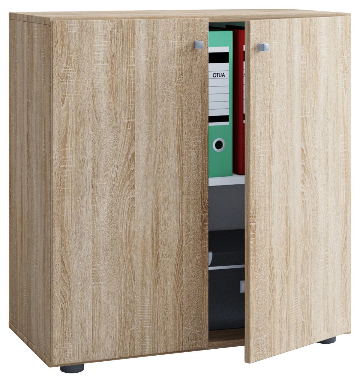 Aktenschrank Lona Sonoma Eiche - Sonoma Eiche, Basics, Holzwerkstoff (70/74/39cm) - MID.YOU