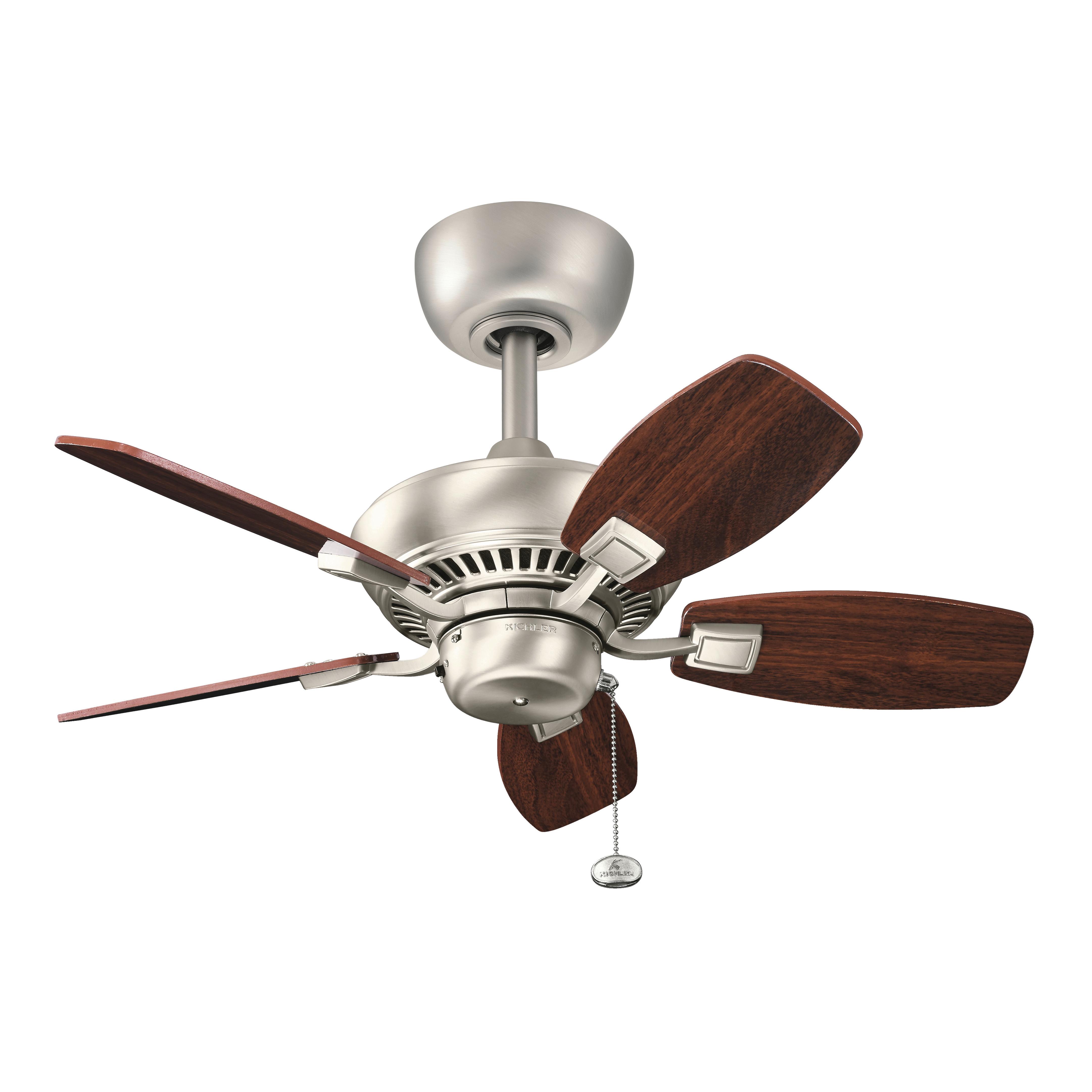 Stropni Ventilator Canfield - boje nikla, Basics, metal (76/38cm)
