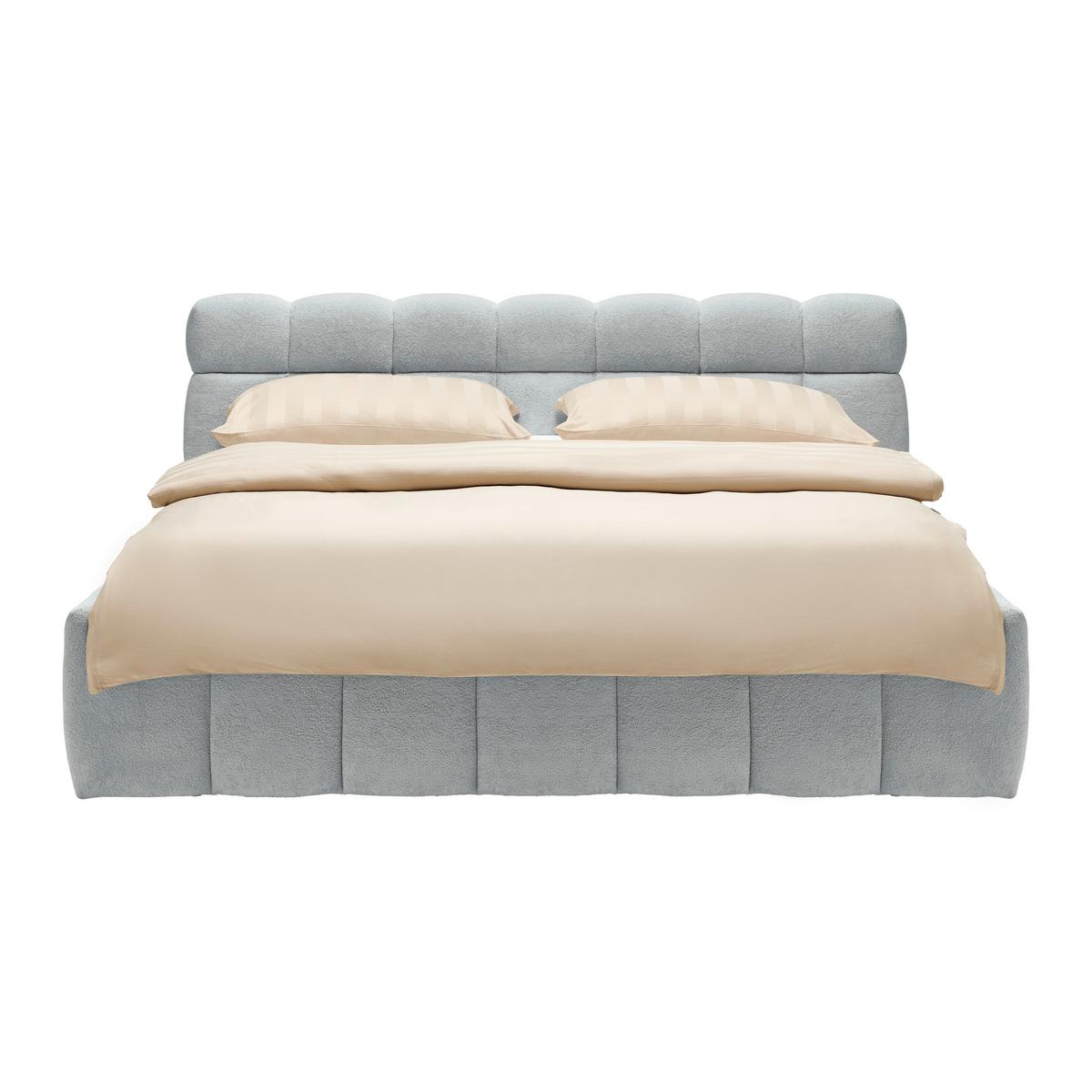 Polsterbett Monte -Top- -Based- - Schwarz/Grau, Konventionell, Kunststoff/Textil (200/200cm) - Based