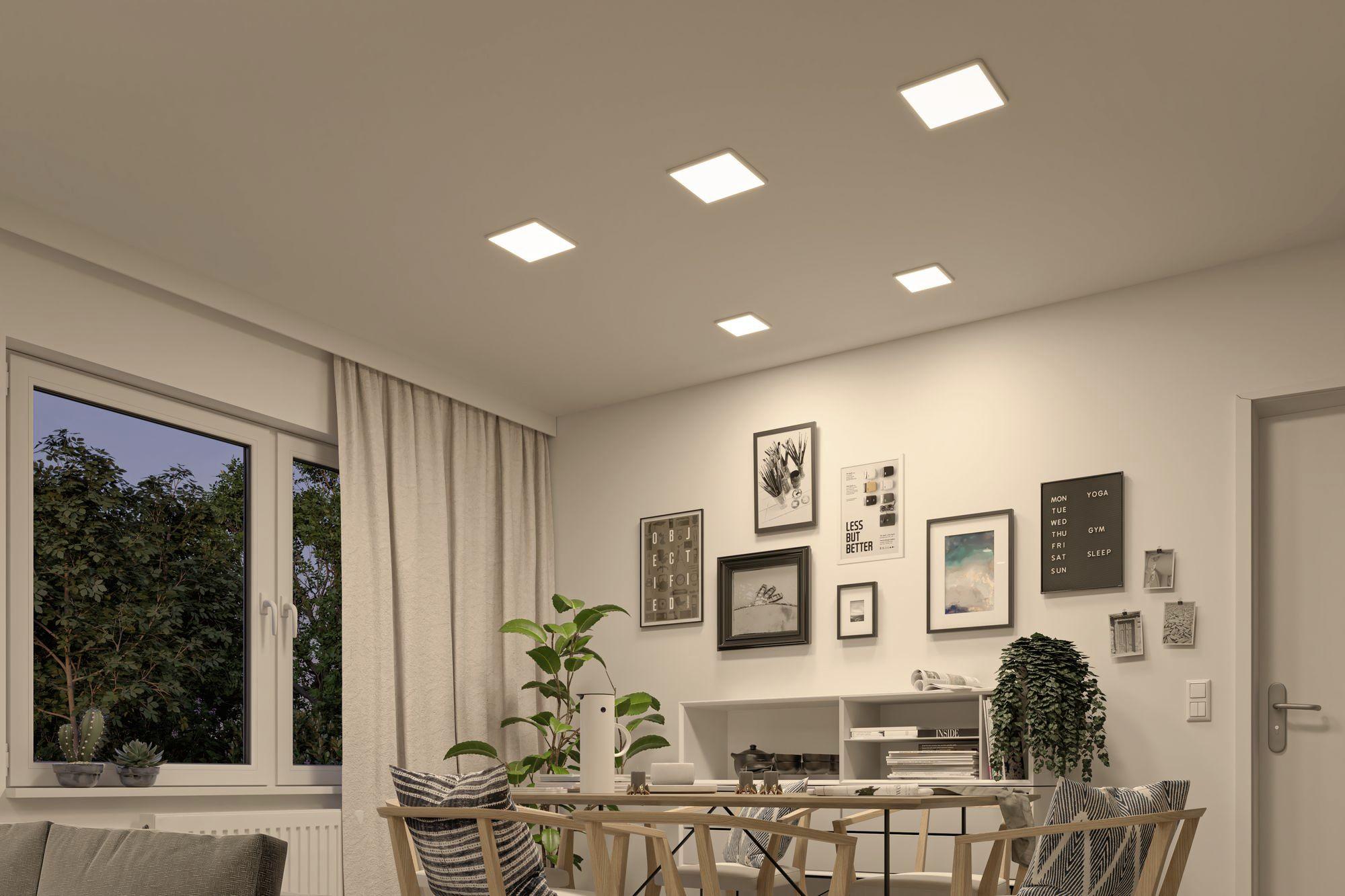 LED-Deckenleuchte Areo VariFit in Weiß max. 15 Watt - Weiß, Basics, Kunststoff (23/23cm) - Paulmann