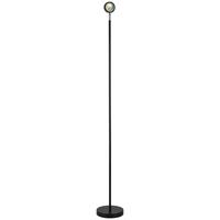 Podna Led Svjetiljka Mavis - crna, Moderno, metal (18/140cm) - Modern Living