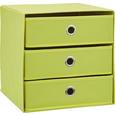 Schubladenbox Mona in Gelb ca. 32x31,5cm - Gelb, MODERN, Karton/Textil (32/31,5/32cm) - Mömax modern living