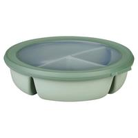 PUDEŁKO NA LUNCH BENTO 106219094700 - szałwiowy/przezroczysty, Konventionell, tworzywo sztuczne (23/6cm) - Mepal