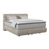 Boxspring Krevet Nobu - crna/taupe, Trend, drvo/tekstil (180/200cm) - Premium Living