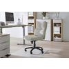 SNURRSTOL BRONX -EXKLUSIV- - svart/cremefärgad, Modern, metall/textil (53/99-109/67cm) - Mömax