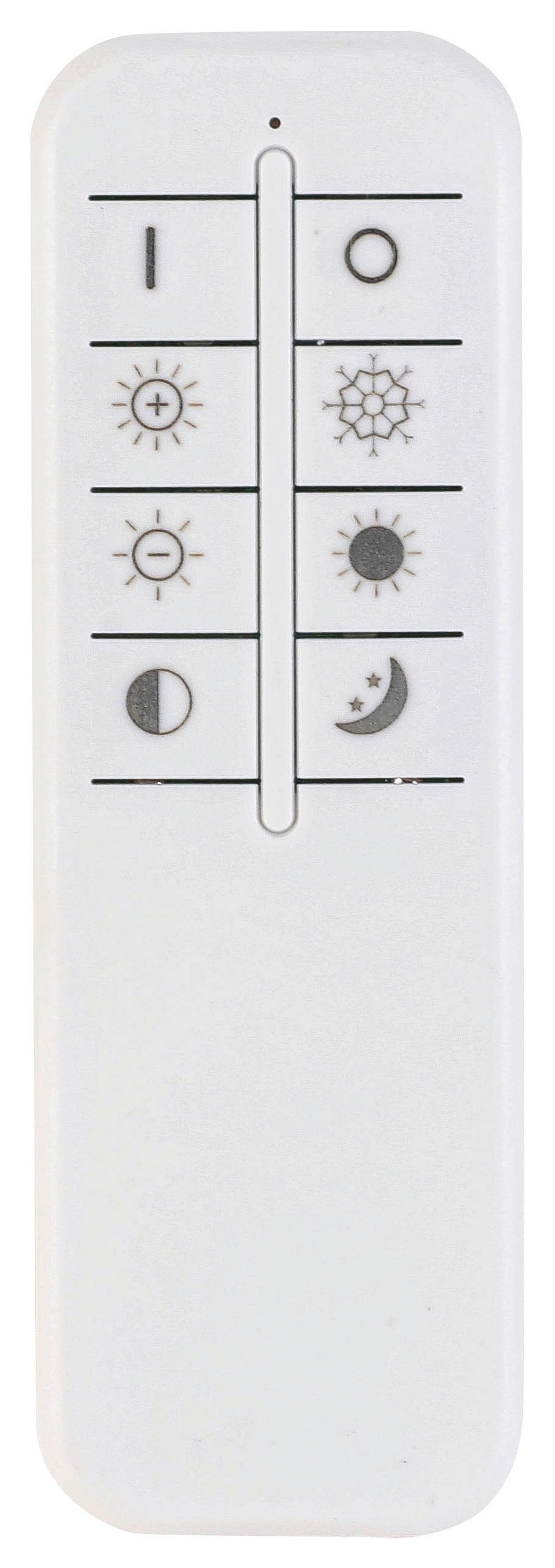LAMPA SUFITOWA LED CHRISTINA - biały/szary, Trend, tworzywo sztuczne/metal (60/11cm) - Novel
