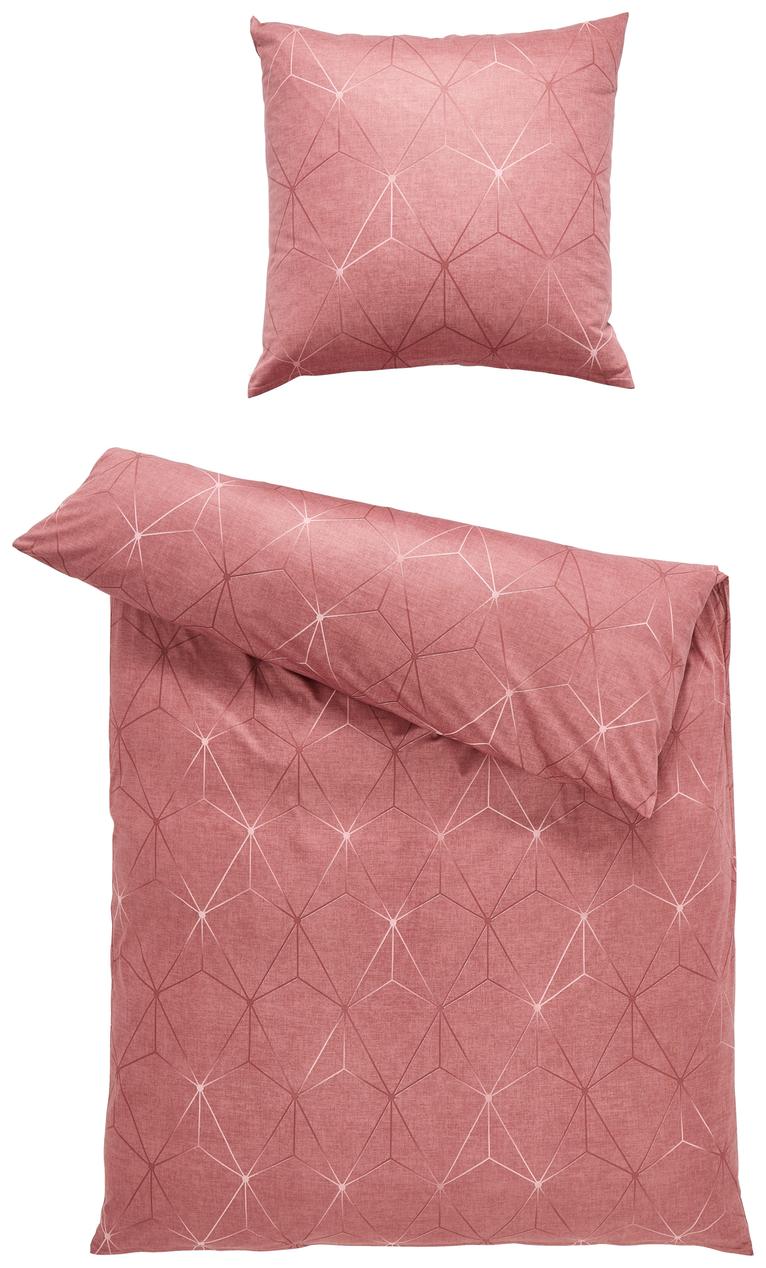 POŚCIEL KIAN - terakota, Design, tkanina (135/200cm) - Estella