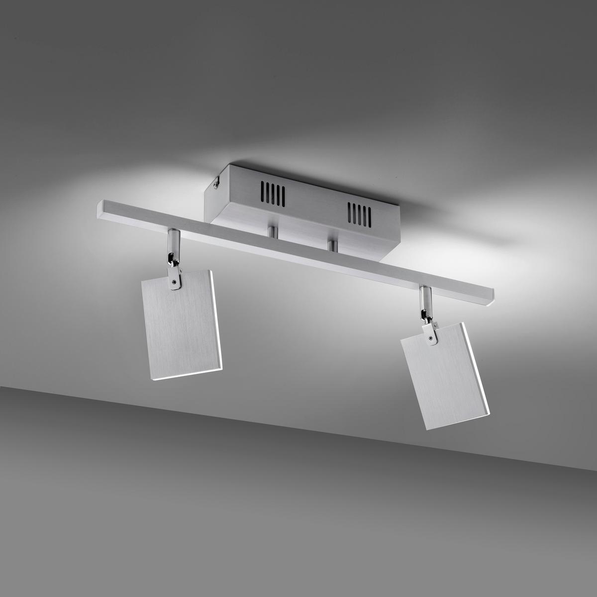 LAMPA REFLEKTOROWA LED 6354-95 PURE-MIRA - kolor aluminiowy, Design, tworzywo sztuczne/metal (52.5/24/22.5cm) - Neuhaus PURE