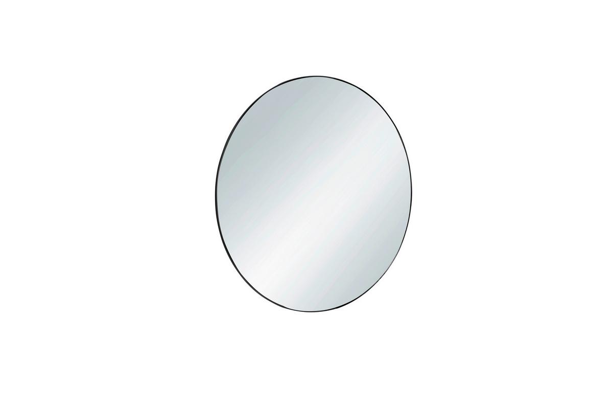 Zidno Ogledalo Esra - crna, Moderno, staklo/metal (50cm) - Modern Living