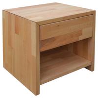 SZAFKA NOCNA STELLA - kolor bukowy, Natur, drewno (45/45/35cm) - Carryhome