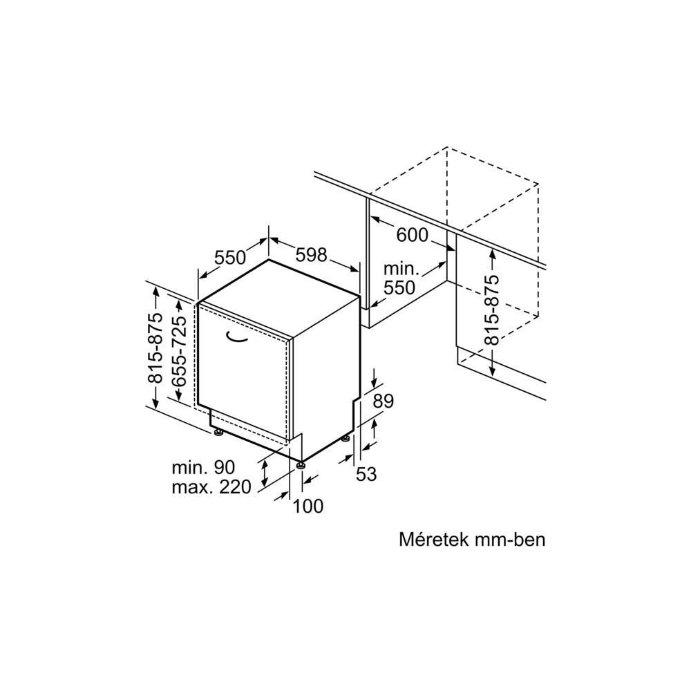 Beépíthető Mosgatógép Smv4evx04e - Basics - Bosch