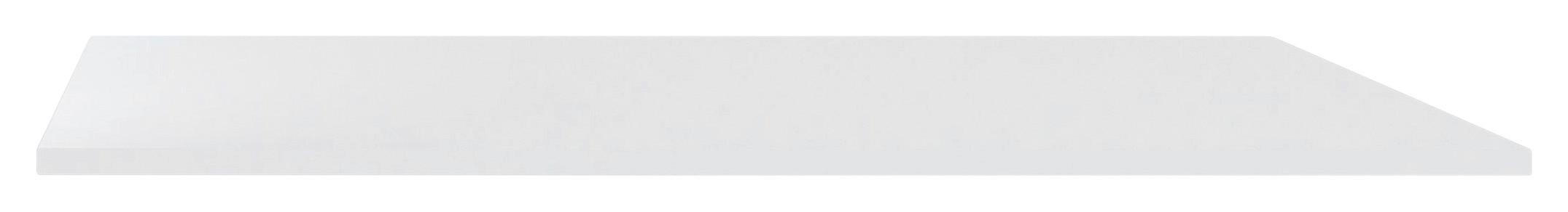 Oberplatte Unit-Elements in Weiss Hochglanz - Weiss Hochglanz, Modern, Holzwerkstoff (45,6/42/1,6cm) - Based