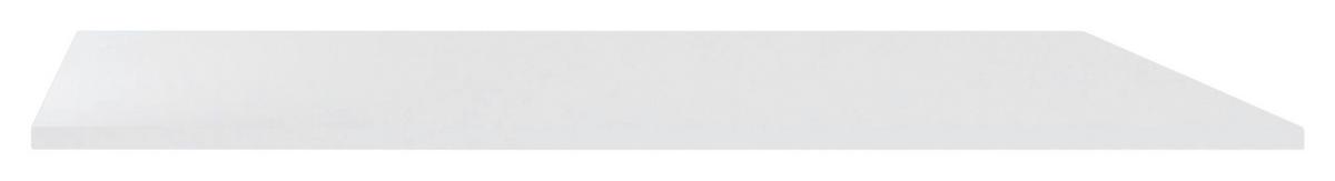 Oberplatte Unit-Elements in Weiss Hochglanz - Weiss Hochglanz, Modern, Holzwerkstoff (45,6/42/1,6cm) - Based