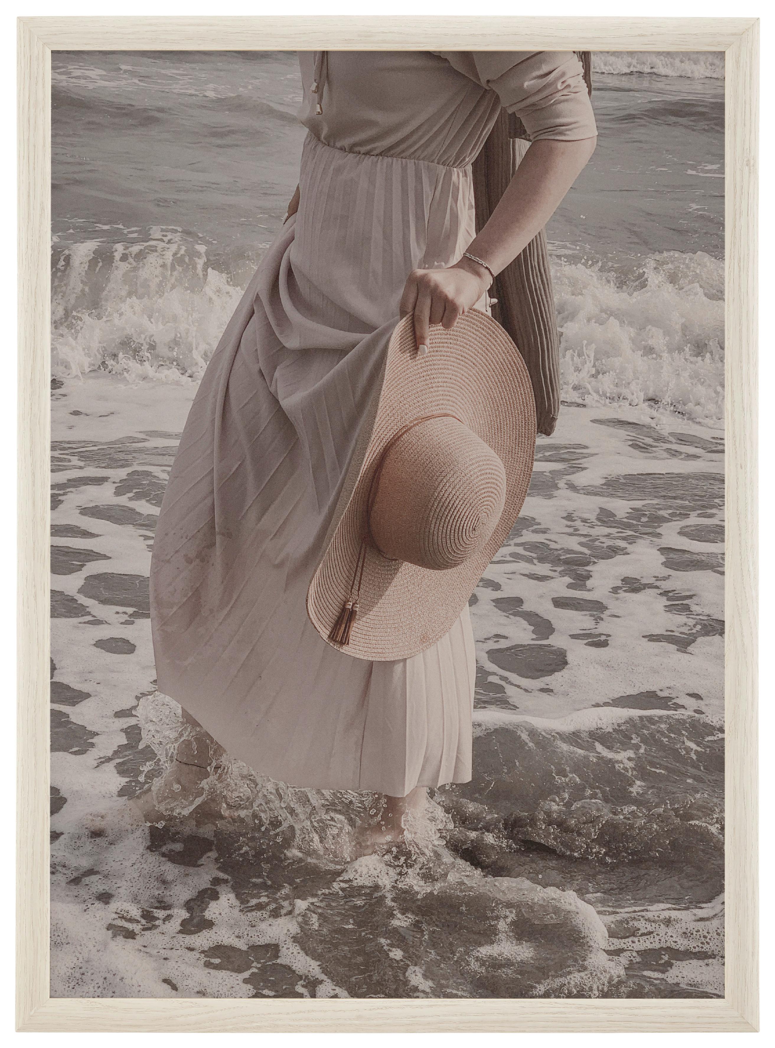 Bilderrahmen Anna ca. 70x50cm - Weiß, Holzwerkstoff (50/70cm) - Modern Living