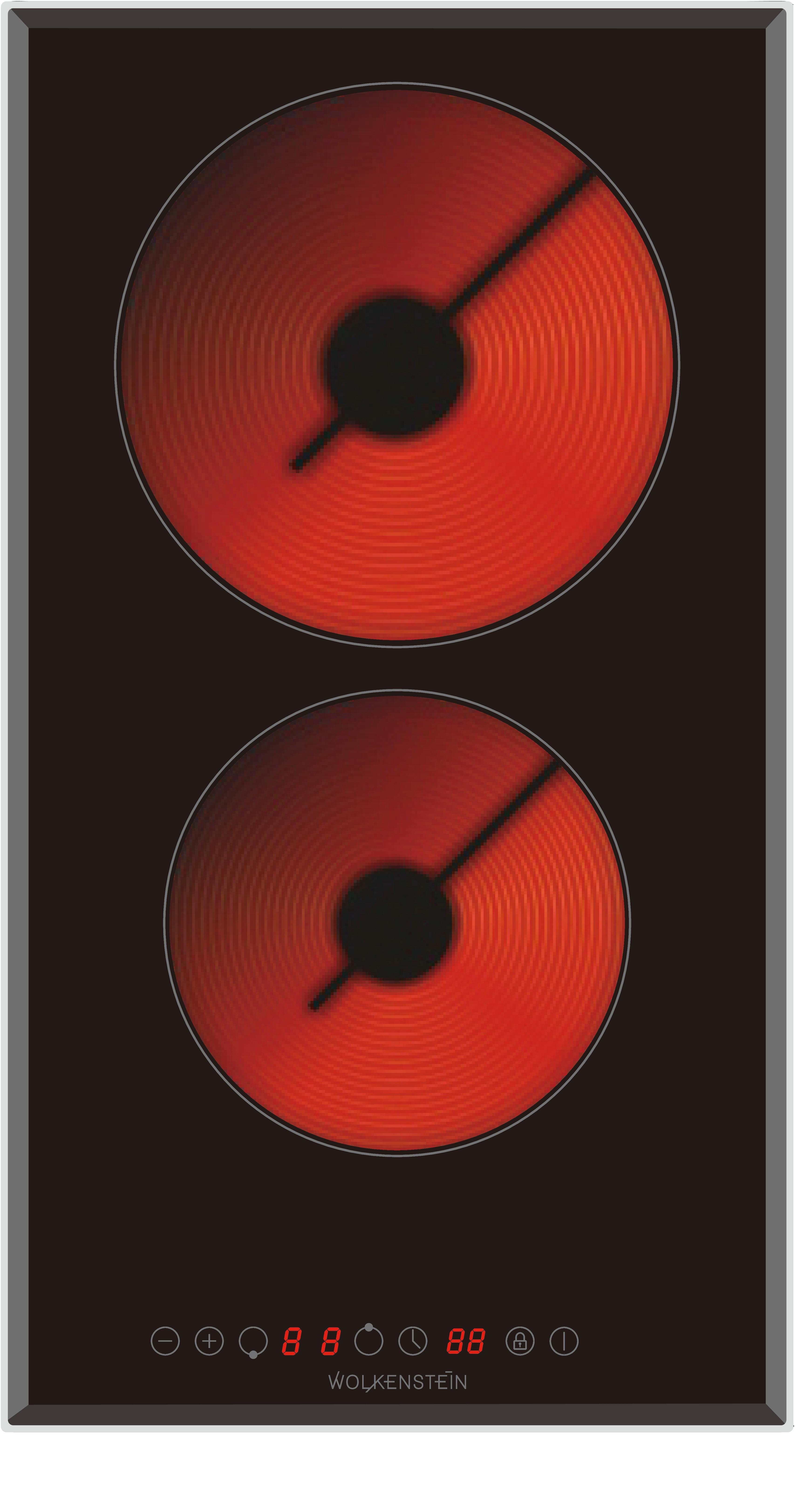 Glaskeramikkochfeld Web Schwarz - Basics, Glas (28.8/4/52cm) - Wolkenstein