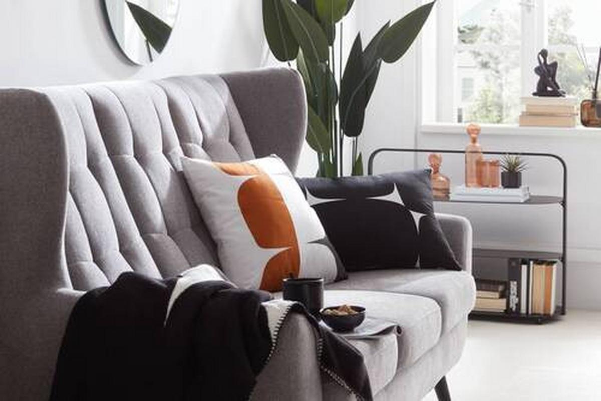 décoration murale Chi in Schwarz - noir, métal/verre (76,53/60,96/2,54l) - Modern Living