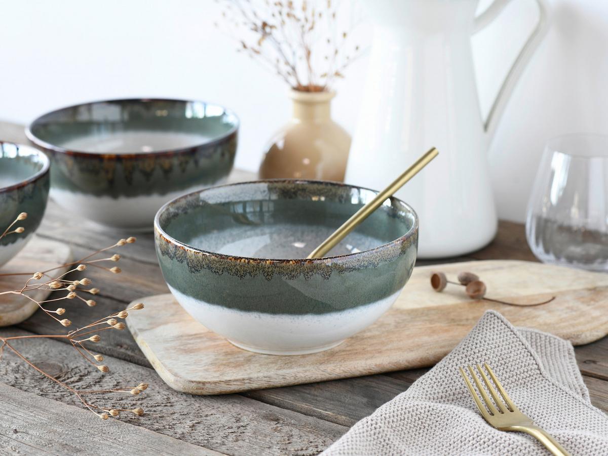 Set Posod Cascade Stein, 4-Delni - bela/modrosiva, Design (17,5cm) - Creatable