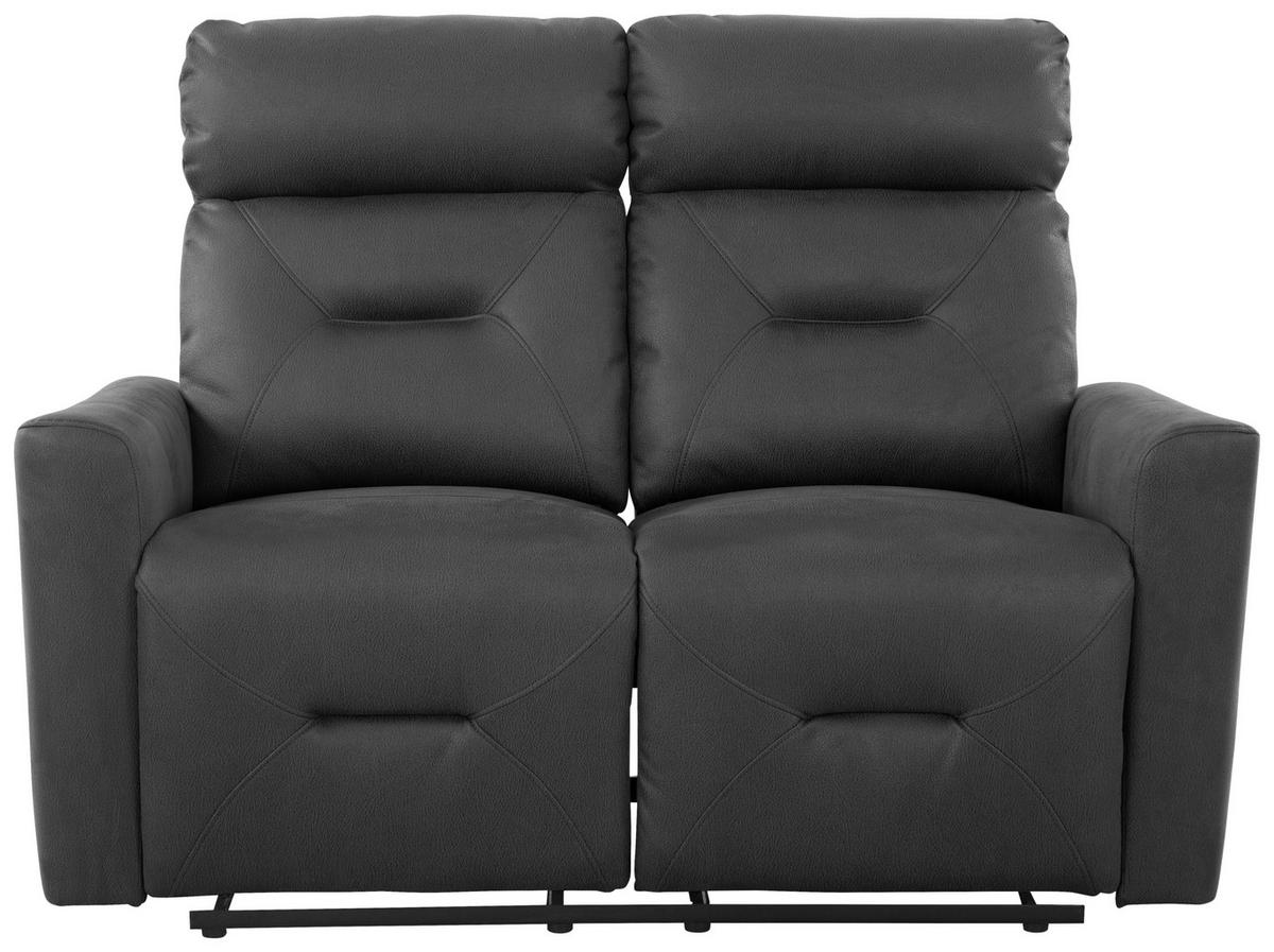 Dvosed Aureli, Črna - črna, Basics, kovina/tekstil (134,5/102,5/92,5cm) - Livetastic