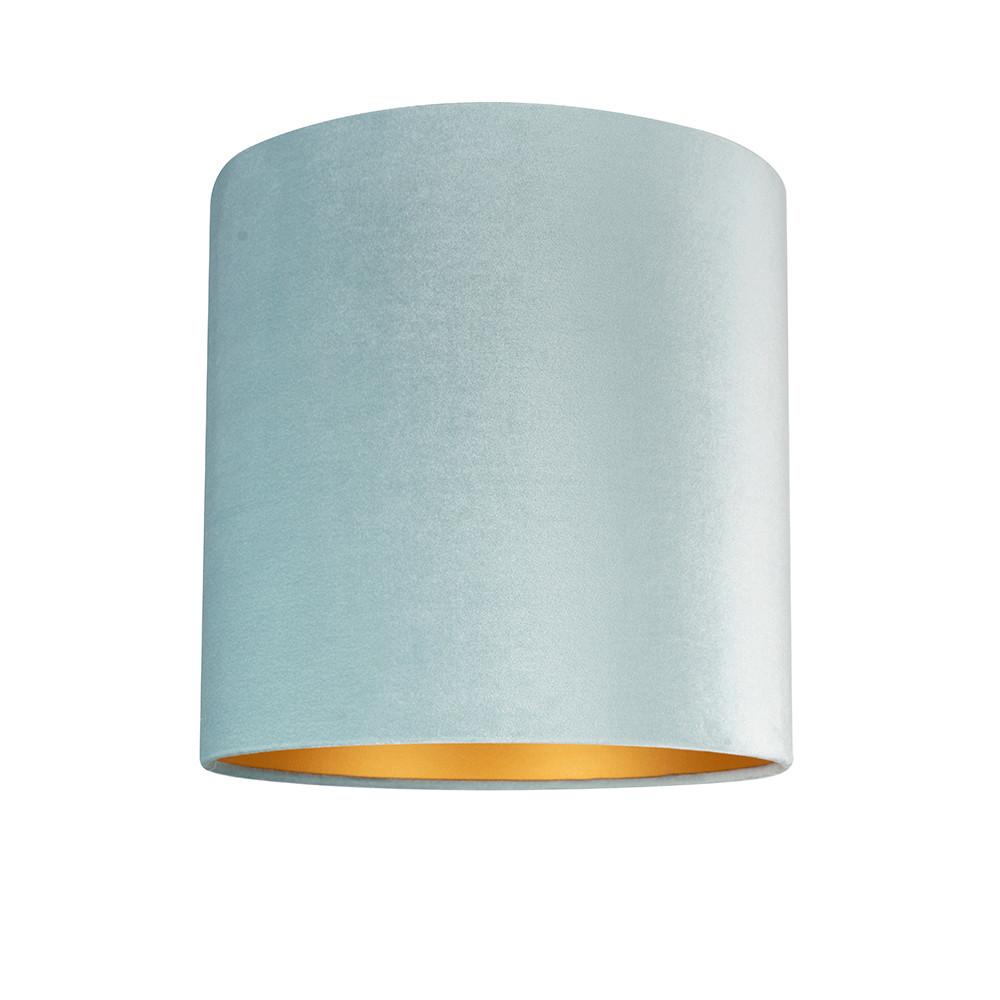 ABAŻUR CL4040H35-VELOUR - jasnoniebieski, Basics, metal/tkanina (40/35cm)
