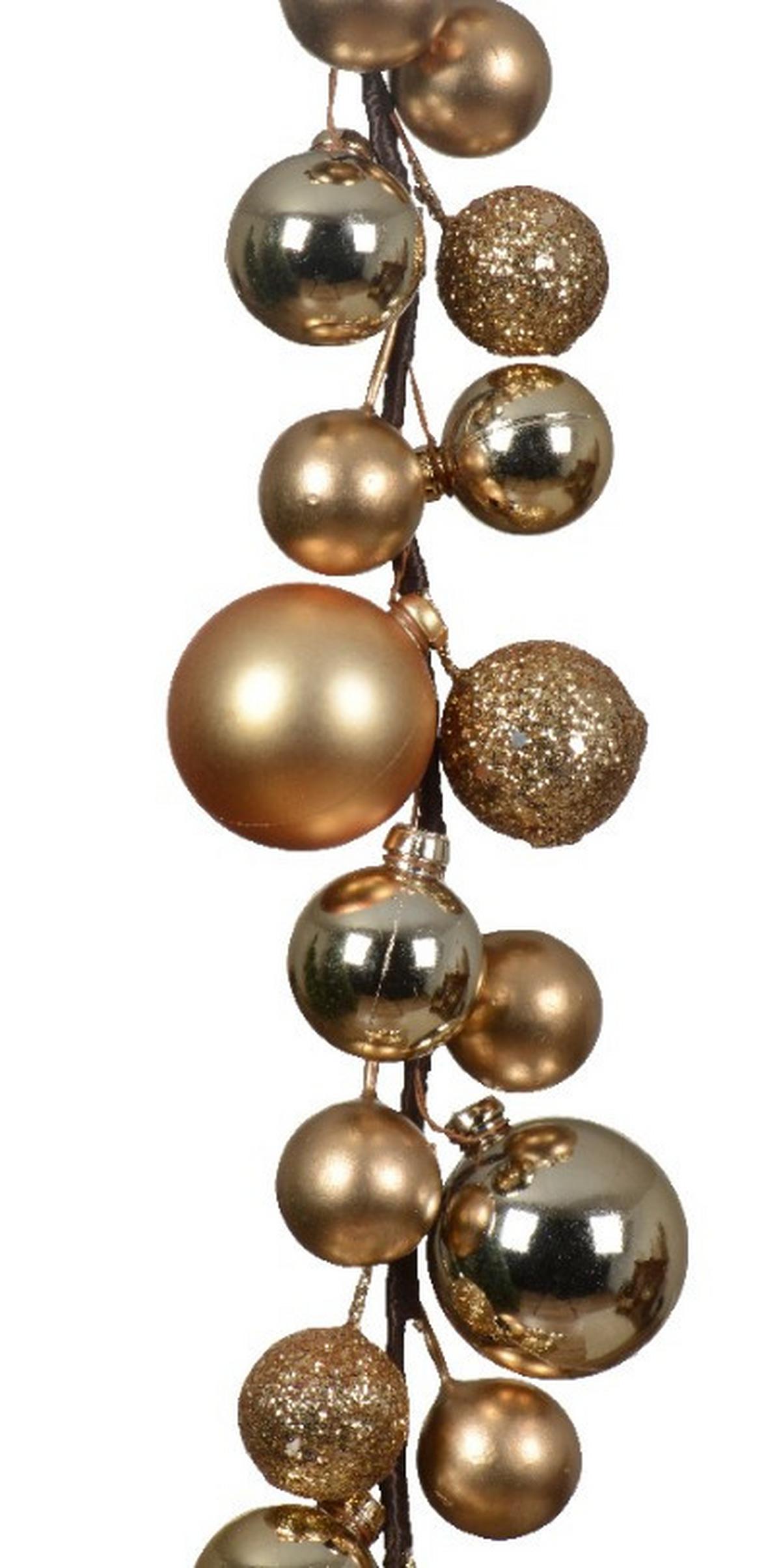 GIRLANDA 029976 - KUGELN - kolor złoty, Lifestyle, tworzywo sztuczne (180cm)