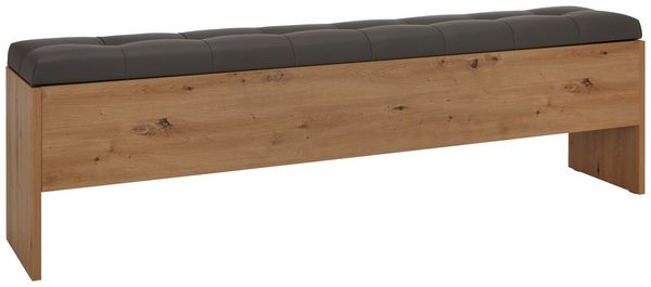 Truhenbank in Dunkelgrau/Artisan Eiche online kaufen mömax