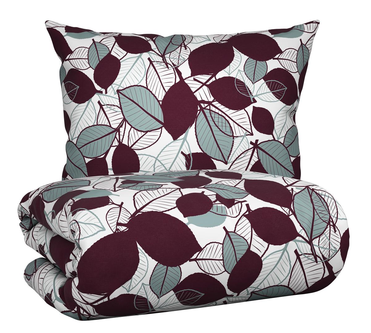 Ágyneműhuzat-garnitúra Blätterwald - színes/fehér, Modern, textil (140/200cm) - Modern Living