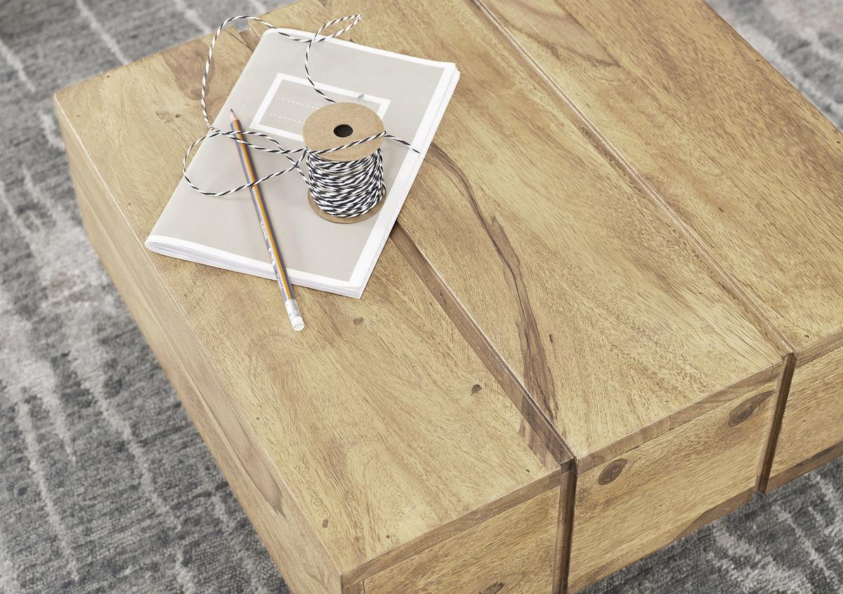 Mizica Sira - barve akacije, Design, les (44/44/30cm) - MID.YOU