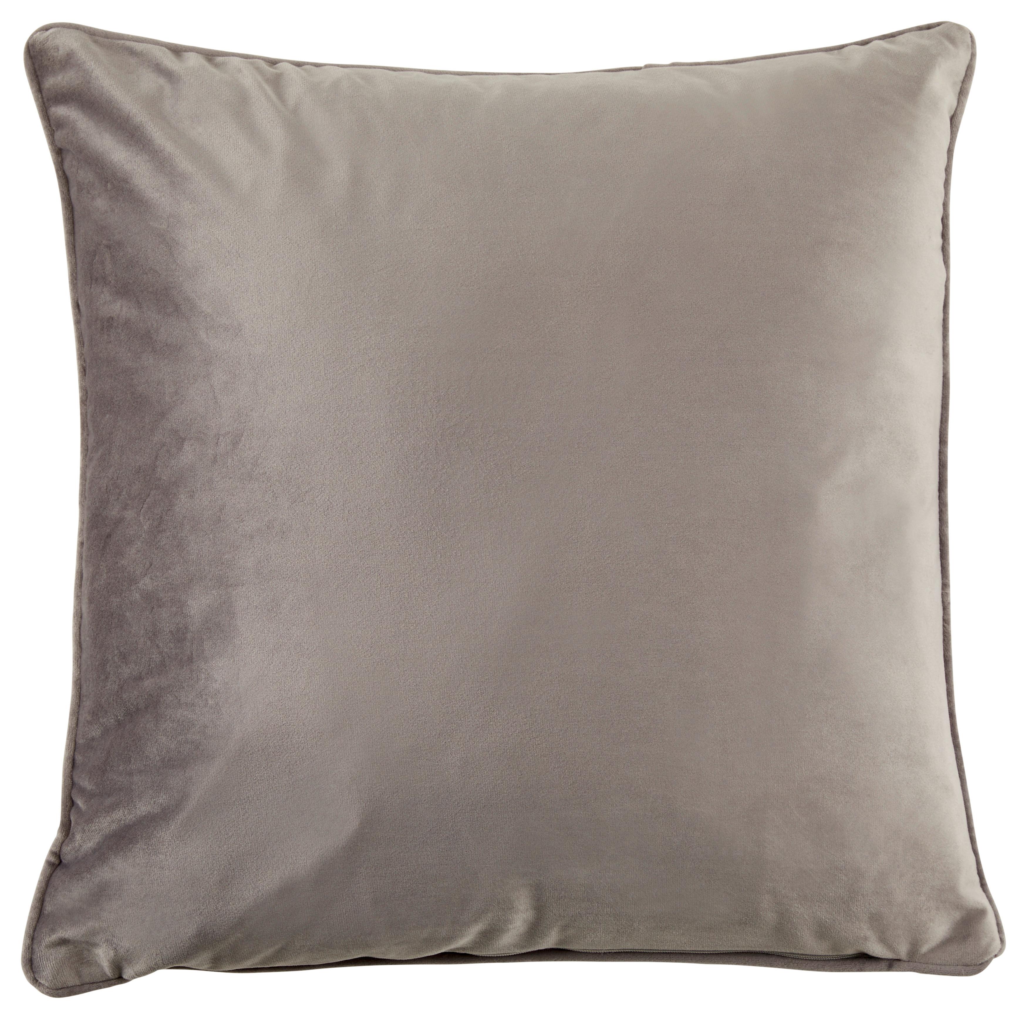 PRYDNADSKUDDE VIOLA -EXT- - grå, textil (60/60cm) - Mömax