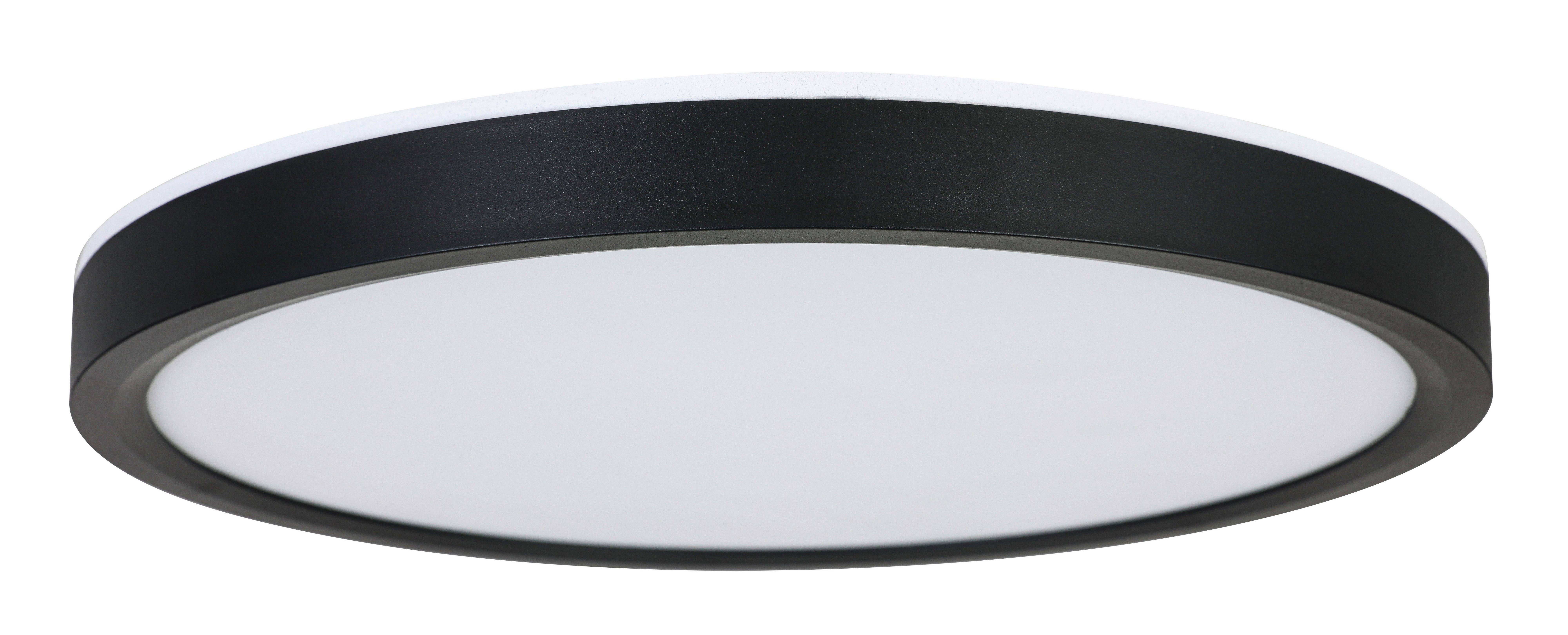 LED-TAKLAMPA TIR - vit/svart, Modern, plast (30/2,5cm) - Mömax