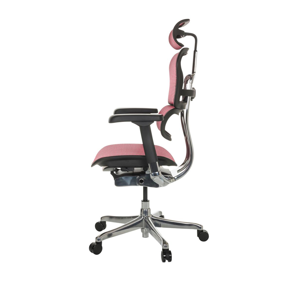 Pisarniški Stol Ergohuman I, Rdeča - rdeča/srebrne barve, Basics, kovina/umetna masa (69/119-144/65cm) - MID.YOU