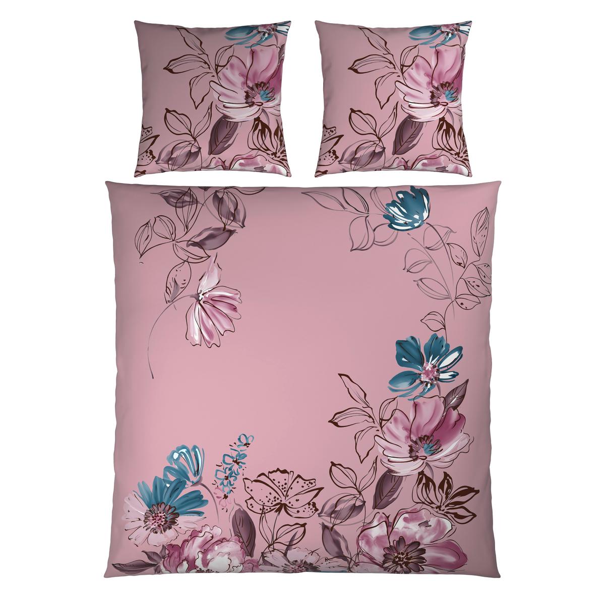 Bettwäsche Toulon XXL Mauve ca. 200x200cm - Mauve, MODERN, Textil (200/200cm) - Mömax
