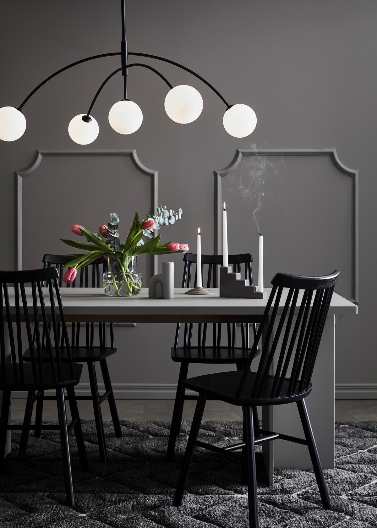 Pendelleuchte Heaven max. 18 Watt - Schwarz/Weiß, Basics, Glas/Metall (117cm) - Markslöjd