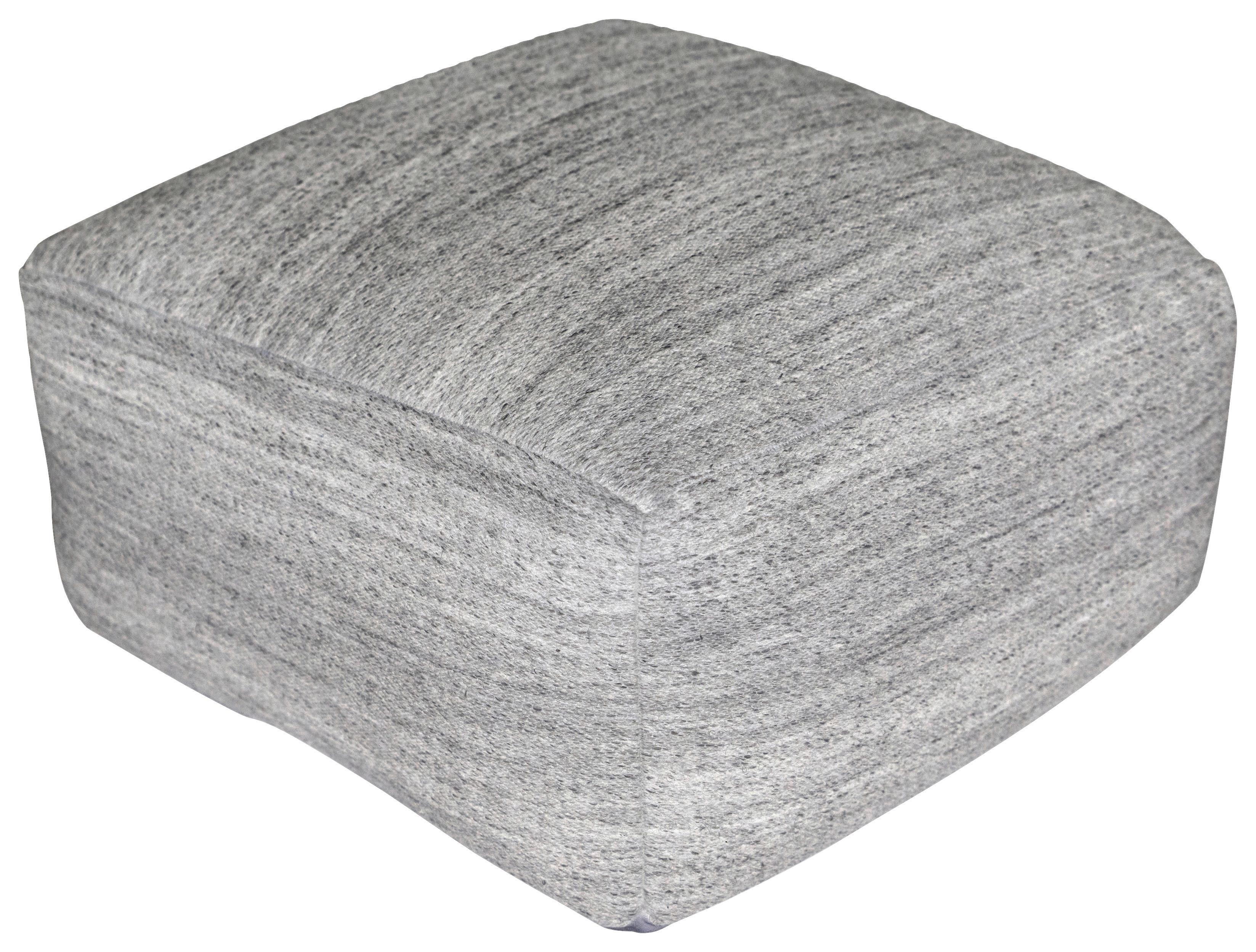 Pouf Phoenix 200 - Grau, Design, Textil (45/46/45cm) - Kayoom