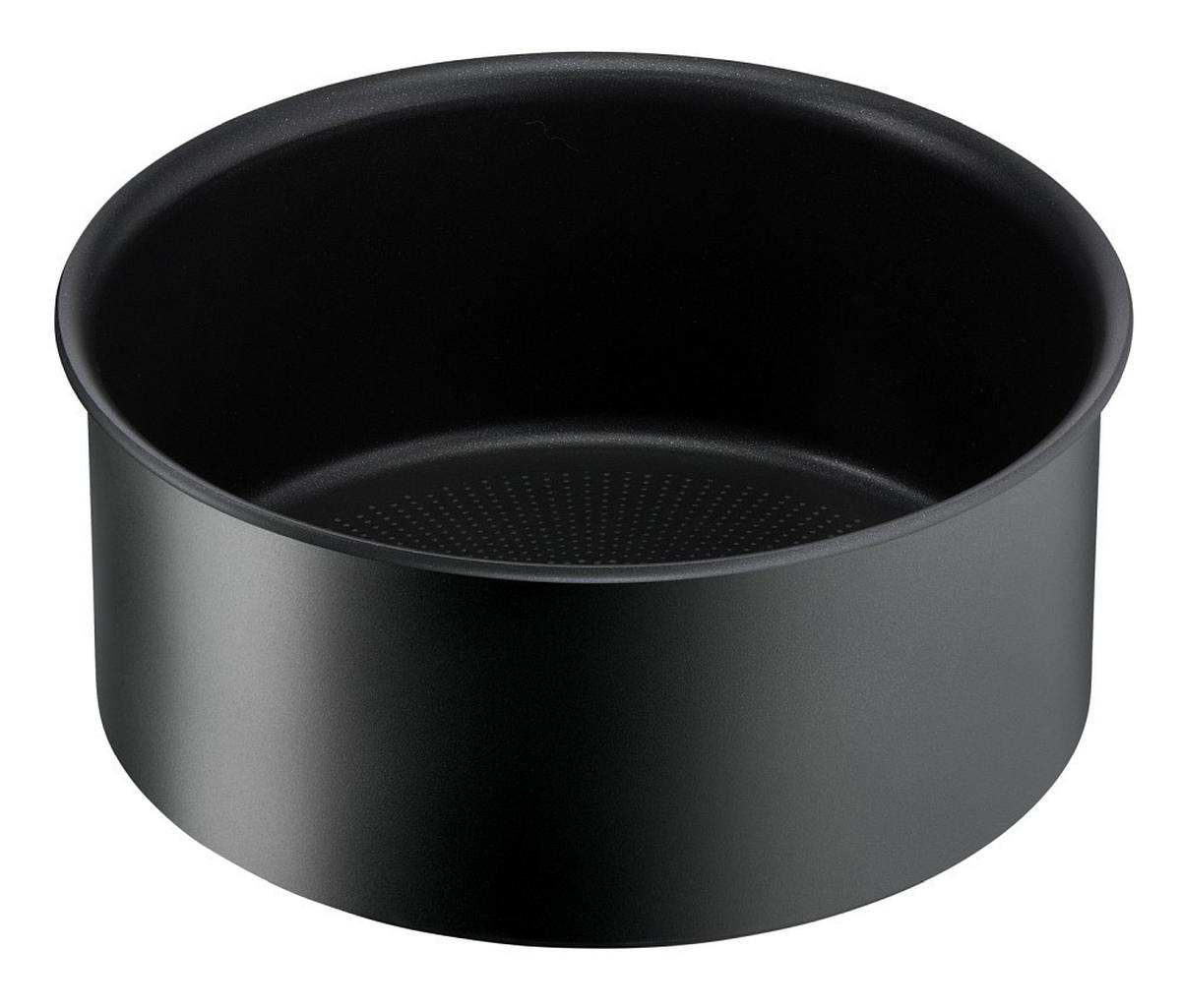 ZESTAW PATELNI L76495 TEFAL - ciemnoszary, Basics, metal - Tefal