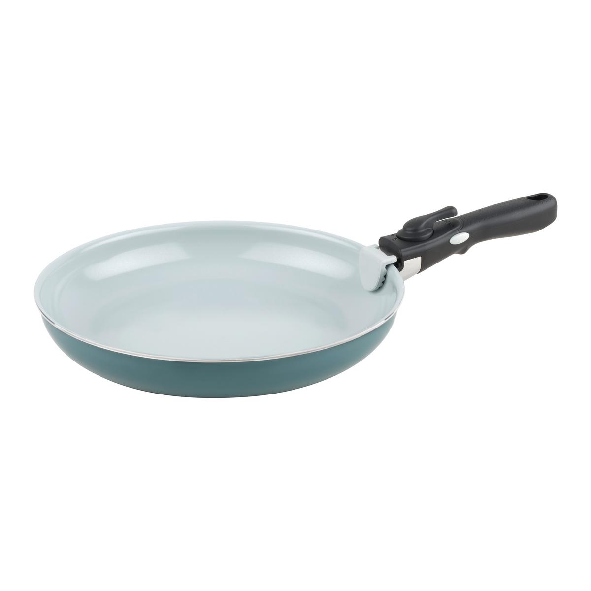 Tigaie pentru prăjit Click&Cook, cca.28cm - verde, Konventionell, metal (28/4,8cm) - Mömax