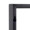 VÄGGHYLLPLAN SET ALFI -EXKLUSIV- -SB- - svart, Modern, metall/trämaterial (50/30/20/30/12/12cm) - Mömax