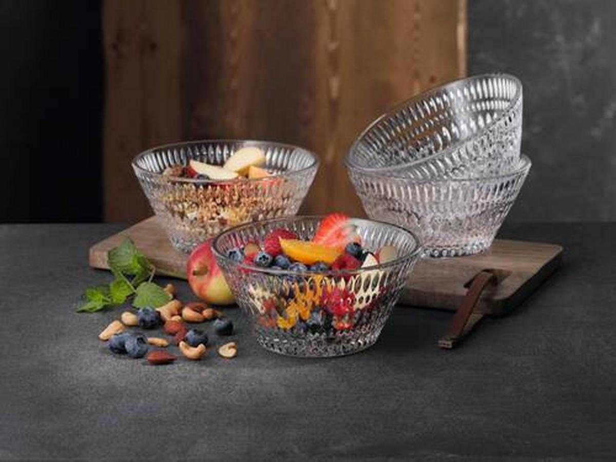 ZESTAW MISECZEK DO SERWOWANIA 104894 - Basics, szkło (16,5/7,7/16,5cm) - Nachtmann