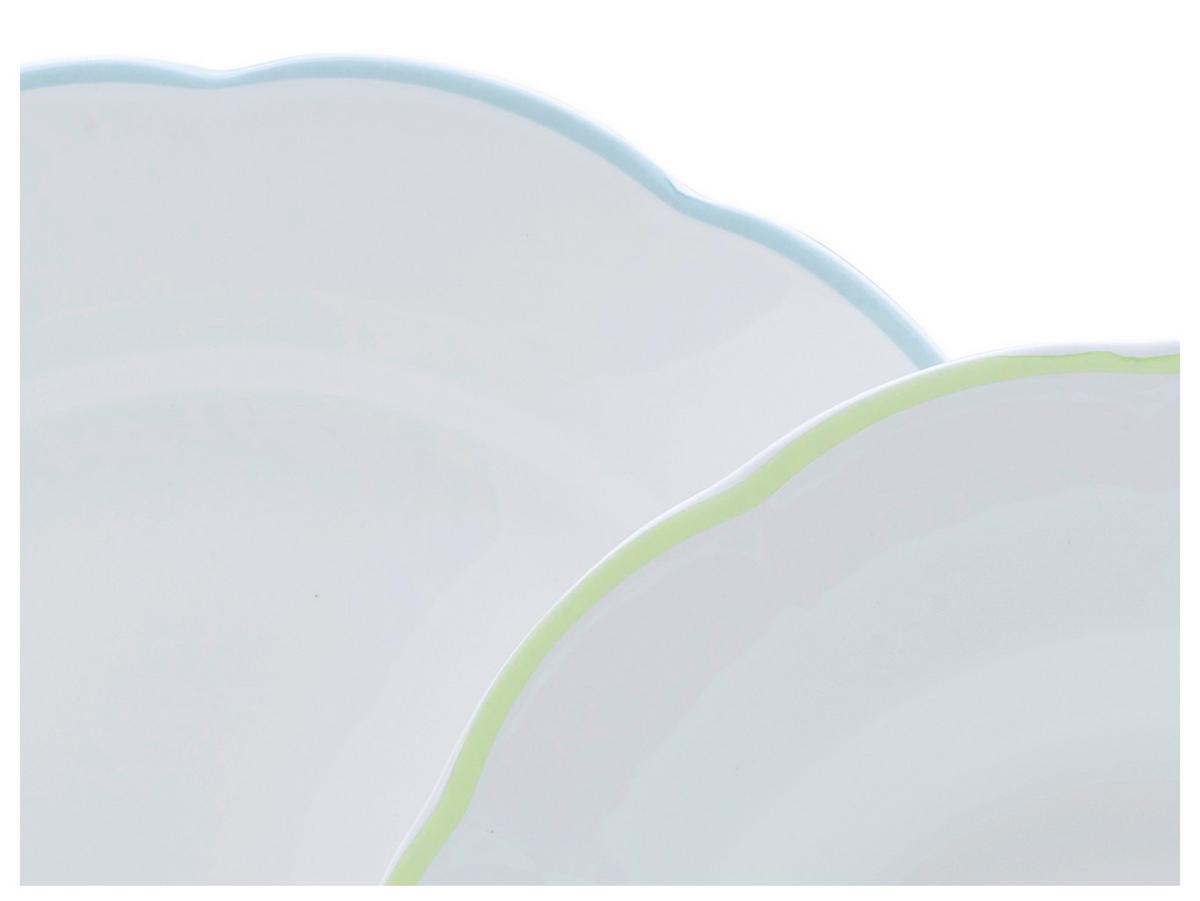Serviciu de masă Florine 8/1 - lila/verde limetă, Basics, ceramică - Creatable