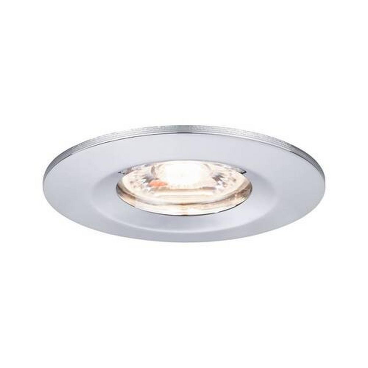 LED-Deckenleuchte Nova mini Alufarben/Chromfarben max. 4 W - Chromfarben/Alufarben, Basics, Metall (6,5cm) - Paulmann