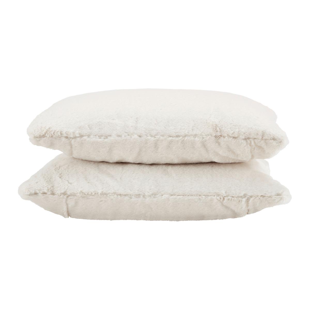 Okrasna Blazina Lea S, 2 Kosa - krem barve, tekstil (52/32cm) - Premium Living