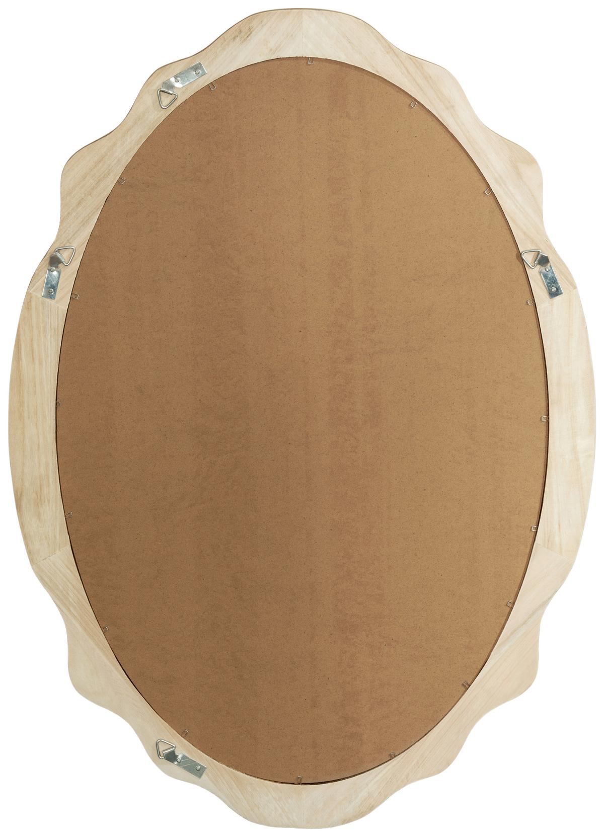 Stensko Ogledalo Joline -Exklusive/sb- - naravne barve, Trendi, steklo/les (61/86/3cm) - Mömax