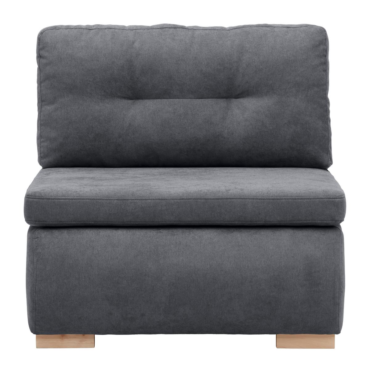 Fotelja Na Razvlačenje Modena - prirodne boje/crna, tekstil/plastika (89/88/90cm) - Modern Living