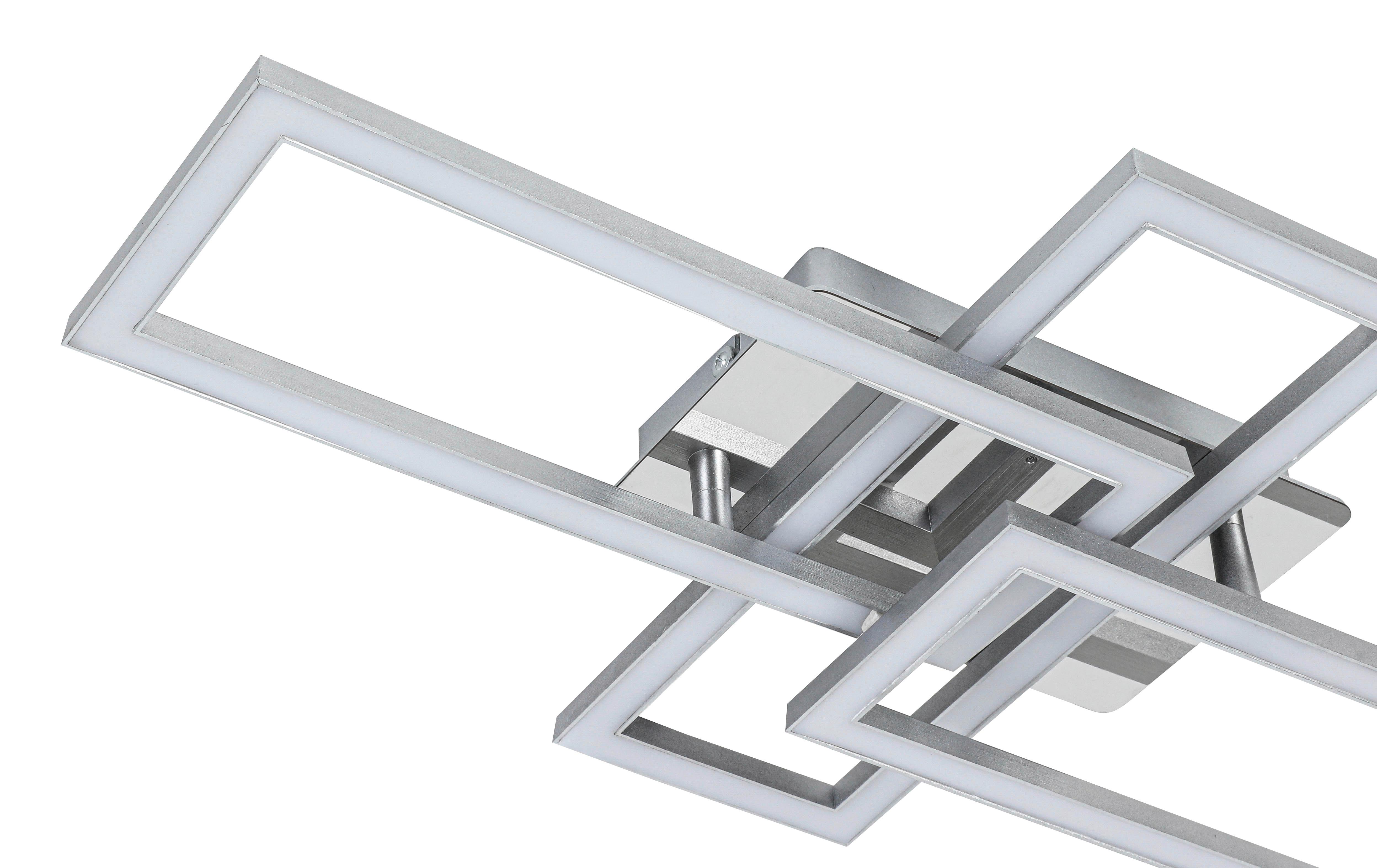 LED-TAKLAMPA OMIE - kromfärg/silver, Modern, metall/plast (63,5/34/8cm) - Mömax