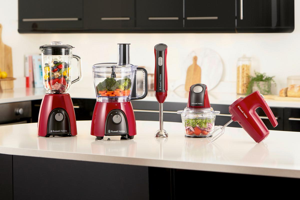 Kézi Mixer Russell Hobbs Desire Red - piros, Modern, műanyag (18,5/29cm) - Russell Hobbs