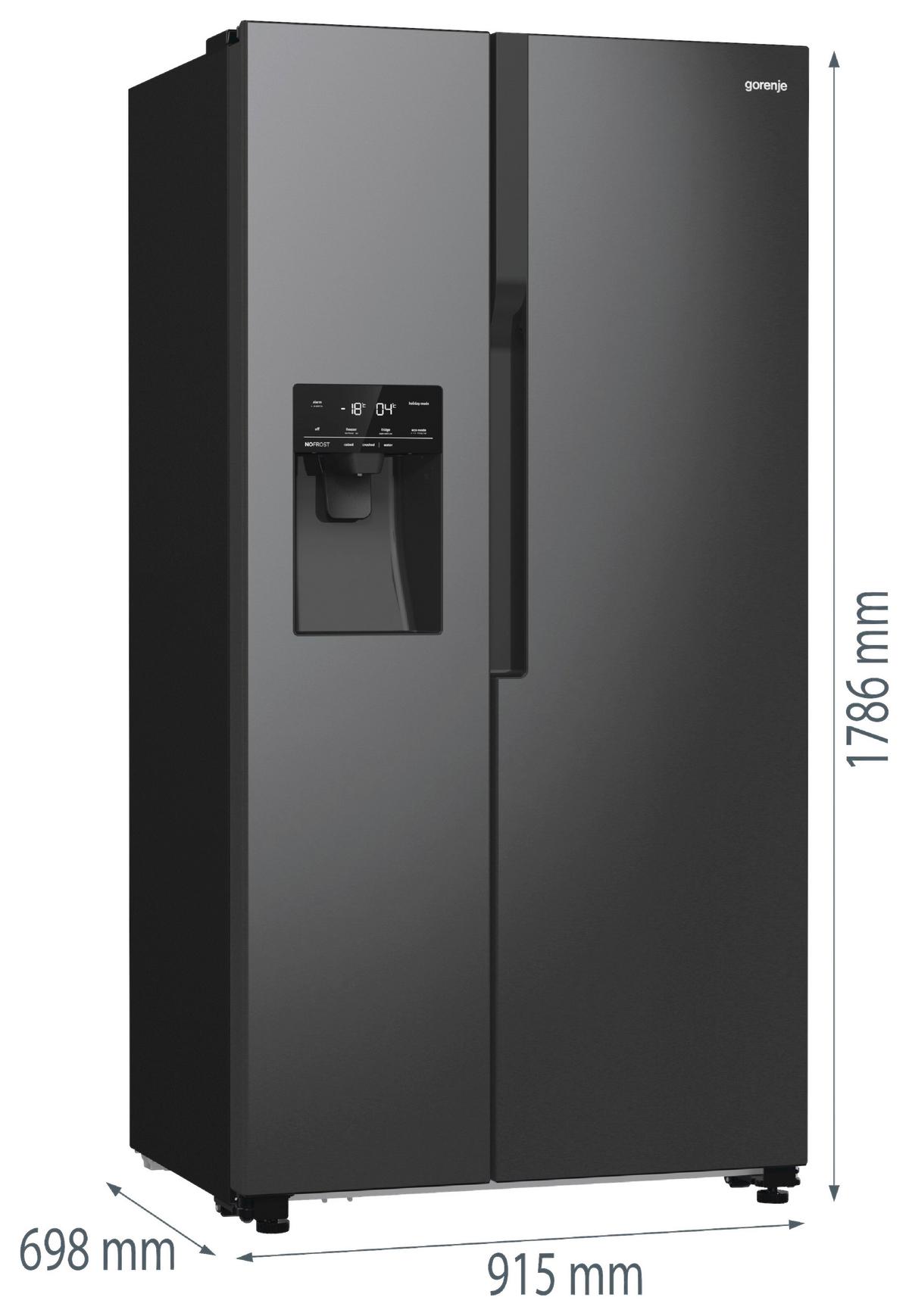 Kühl-Gefrier-Kombination NRR9185ESBXL - Edelstahlfarben, MODERN, Metall (91,5/178,6/69,8cm) - Gorenje